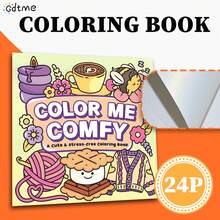 Christmas Carol Coloring Book: Adorable And Fun Santa Claus, Bold And Simple Designs, Relaxing Coloring For Stationery Space, Christmas Gift, Gift For Women, Back To School Gift, 24 Pages, 7.9*7.9 Inches. - Christmas Celebration - View 19