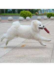 天然橡胶材质（耐咬耐磨），狗狗玩具，趣味造型，香肠造型（逼真质感），内置发声装置（吸引注意力），专为互动训练（捡球/抛掷）设计，防咬（保护牙龈），适合幼犬/小型犬（例如泰迪犬、比熊犬），可水洗（易于清洁），适合日常咀嚼，促进主人与宠物互动，缓解分离焦虑（适用于各种场景）