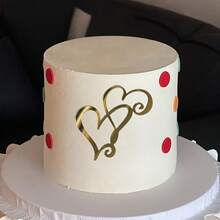 5-20 Heart-Shaped Cake Decorations - Elegant Golden Brown Hearts, Suitable For Weddings, Birthdays, Valentine's Day, Anniversaries, Party Cupcakes, Cakes - No Need For Electricity, Easy To Use - Perfect For Sweet Party Decorations, Celebration Embellishments, Decorative Highlights, High-Quality Edible Decorative Toppings, Preferred For Christmas, New Year, Valentine's Day, Party Event Planning