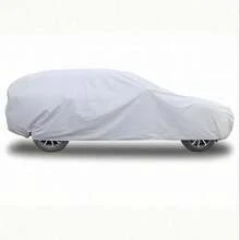 Funda universal para todo tipo de vehículos, incluyendo sedanes, SUV y todoterrenos. Funda de PEVA, parasol, impermeable, resistente a la lluvia y a la nieve. Apta para todos los modelos de coche, incluyendo sedanes, SUV y todoterrenos. - Plateado - Ver 6