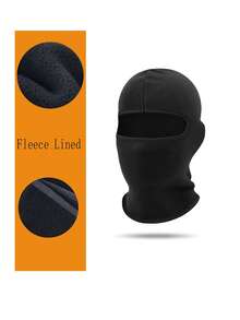1 件装男女通用秋冬保暖防风加厚滑雪面罩、拉法帽、脖套，适合户外徒步、滑雪、骑行