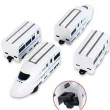 Harmony High-Speed Train Model, Omnidirectional Small Train High-Speed Rail Simulation Model, Desktop Decor Ornament, Luxury Home Desktop Decoration Collectible Craft - Multicolor - View 5