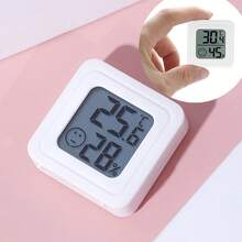 1个/3个迷你家用除湿温度计，紧凑型数字室内温湿度监测器，带大液晶显示屏，电池供电，适用于家庭、青少年房间、宠物房、汽车和办公室。