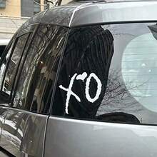 1PC Stickers, Car Phone, Laptop Logo, Weekend Hug And Kiss Style - White - View 4