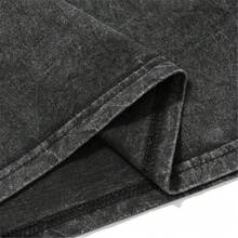 Camiseta Vintage Lavada de Anime  Adventure con Doble Impresión - Camiseta Unisex Oversize de Anime Manga de Algodón Pesado - Negro - Ver 3