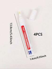 2/4支装瓷砖填缝笔，防水防霉修补笔，适用于厨房浴室墙地砖缝隙