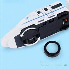 Harmony High-Speed Train Model, Omnidirectional Small Train High-Speed Rail Simulation Model, Desktop Decor Ornament, Luxury Home Desktop Decoration Collectible Craft - Multicolor - View 4