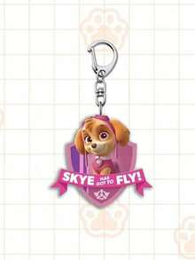 6pcs Cartoon Paw Patrol Plush Figures (, Rubble, Chase, Skye, Rocky, Zuma) Backpack Charms, Keychains, Decorations, Party Favors, Valentine's Day, Christmas Stocking Stuffers, Easter Gifts - Multicolor - View 6