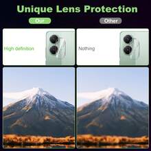 小米 Poco X7 Pro/Poco X6 Pro 四件套：2 片 9H 钢化玻璃屏幕保护膜 + 2 片钢化玻璃摄像头镜头保护膜，防刮花，高清 3D 透亮，触控灵敏，精准贴合，易于安装，持久保护您的智能手机。 - 無色 - 查看 11