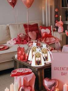 3pcs Holiday Party Gift Set: Cherry Bow Keychain, White Organza Bag, Thank You Card, Backpack Charm, Valentine's Day Gift, Gift Set, Suitable For Theme Events, Weddings, Dates, Proposals, Birthday Parties, Anniversaries. - Multicolor - View 9