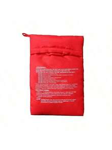 1/2Pcs Reusable Red Microwave Potato Bag – 4-Minute Express Baked Potato Cooker, Non-Stick Fabric Pouch, Easy To Clean, Daily Kitchen Essential For Home Cooking & Holiday Meals - Multicolor - View 5