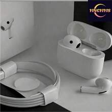 Audífonos Bluetooth oem 3ra generacion gps carga inalambrica Compatible Con iPhone Y Android - Blanco - Ver 2