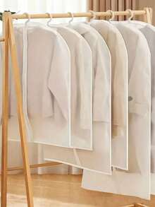 1 Stück Kleiderstaubbeutel, transparente waschbare Hängetasche, Mantel-, Anzug-Staubschutz, Kleiderschutz-Abdeckung mit Reißverschluss, halbtransparenter Kleiderschutz für die Kleiderschrank-Organisation, strapazierfähiges PEVA-Material, staub- und schimmelresistent, geeignet zum Aufbewahren von Saisonkleidung, platzsparend und einfach zu verwenden, schützt Kleidung vor Staub, Feuchtigkeit und Motten, perfekt für Zuhause und Reisen.