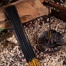 30/70/170支装日本樱花香，燃烧时间长，质地顺滑洁净，适用于家居、厨房和餐厅。 - 22cm黑色日本櫻花味 - 查看 5