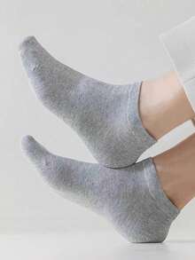 30 đôi/60 chiếc tất nữ thời trang màu trơn, đen, trắng và xám, đơn giản, thoải mái, giản dị và đa năng, phù hợp cho mặc hàng ngày. Có sẵn các bộ 2 chiếc/6 chiếc/10 chiếc/20 chiếc/30 chiếc/60 chiếc. - Nhiều màu - Xem 5