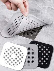 3/1pc Silicone Hair Catcher And Drain Stopper - Prevents Clogging And Odor