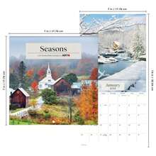 2026 Seasons Mini Wall Calendar(default) - Multicolor - Ver 7
