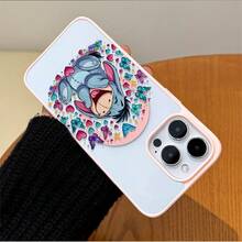 Disney.Eeyore Patterned Phone Case Decorated With Hearts And Butterflies. Compatible With IPhone 17, 16, 15, 14, 13, 12, And 11 Pro Models. Made Of TPU With Shockproof Protection. It's A Perfect Gift For Family, Friends, Birthdays, Spring Festival, Holidays, Boyfriends, Girlfriends, And Valentine's Day. - 粉色 - 查看 2