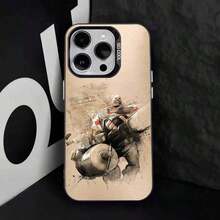 Funda de Teléfono para Juego T-Team F-Fortress 2 para 17,16,15,14,13,12,11,Pro,Max,Plus,E Cubierta Negra de TPU - Z2 - Ver 6