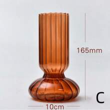 Lake Balaton 1pc Creative Colorful Glass Vase, Special Aroma Diffuser Bottle, Decorative Desktop Accessory, Unique Hydroponics Planter Home Decor Room Decor Flower Vase