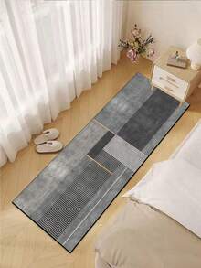 【热销!!!】1 件装软橡胶厨房地垫,3.5 毫米厚厨房地毯,灰色条纹拼接风格厨房吸水地垫,大尺寸地毯,可自行裁剪以适应厨房尺寸,表面织物材质,中间海绵层,底部橡胶层,适用于厨房地毯、厨房装饰、婚礼装饰、家居装饰、浴室地垫、玄关地垫、洗衣房地垫、走廊地毯、客厅地垫等。 - 彩色 - 查看 7