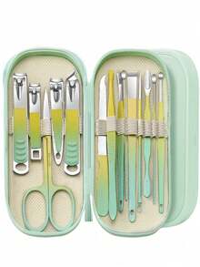 Manicure Set, Women Grooming Kit, Pedicure Kit, Nail Clippers, Professional Grooming Kit, Nail Tools Gift With Travel Case For Men And Women Gifts Friends Parents