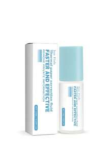 20毫升热修正液，笔式设计，适用于标记和覆盖货运标签、收据、地址和其他信息，简单实用，适合家庭和货运使用。