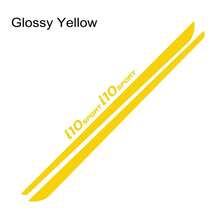 4pcs Car Side Body Line Stickers For I10 Tuning Accessories Sport Graphics Vinyl Film Decals - 亮黃色 - 查看 12