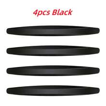 4pcs Automobile Bumper, Universal Rubber Bumper, Front And Rear Bumper, Anti-Collision Automobile Bumper Protection Strip, Anti-Scratch Bumper