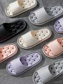 EVA Breathable Slippers, Non-Slip Indoor Home Bathroom Shower Slippers For Men And Women, Quick-Drying, Odor-Resistant, Suitable For Hotel Use Insulation,Galentines,Puppy,Carnival,Party Decorations