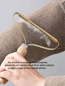 1/2/4pcs Manual Lint Remover Shaver Wool Sweater Clothes Fuzz Brush Wooden Handle Fabric Shaver Pet Hair Remover Lint Washer Cleaning Sheets - Multicolor - View 11