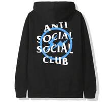 Anti Social Social Club The Deep Blue Option Offers A Sophisticated Yet Stark Backdrop For The Graphic Design. The Cool Blue Tone Provides An Immediate Sense Of Calm While Making The Central Lightning Bolt And Script Graphic Pop With Intense Contrast. It's An Essential, Versatile Color For A Polished Street Look That Remains Distinct And Subtly Bold. - Blue Bolt Hoodie - 查看 7