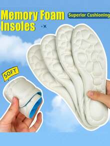 1 paire de semelles intérieures rembourrées de mousse à mémoire de forme, amortissantes et confortables. Convient pour les talons hauts et les baskets pour un port quotidien. Isolation, Saint-Valentin, Chiot, Carnaval, Décorations de fête