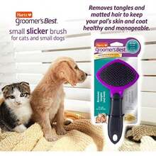 HARTZ ZZ83799 Cepillo con Puntas Curvas(Cepillo Slicker Cats and Small Dogs) - Multicolor - Ver 4