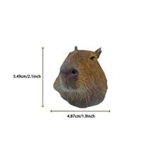 Capybara Cartoon Stickers, DIY Stationery Stickers, Cute And Creative Cartoon-Style Stickers That Are Fun And Water-Resistant, Candy Stickers, Phone Stickers, For Use In Journal Decorations - Multicolor - View 6