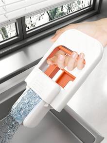 家用桌面干湿两用喷雾迷你手持小拖把，免手清洁室内两用小海绵拖把 - 彩色 - 查看 3