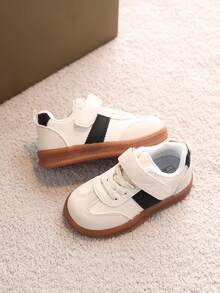 Scarpe sportive casual unisex per neonati, sneaker da esterno per bambini con suola in gomma versatile e alla moda - Beige - Visualizzare 3