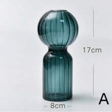 Lake Balaton 1pc Creative Colorful Glass Vase, Special Aroma Diffuser Bottle, Decorative Desktop Accessory, Unique Hydroponics Planter Home Decor Room Decor Flower Vase