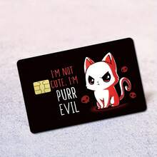 Exquisite Pattern Credit Card Stickers, Debit Card Skins, Bank Card Funny Skins, Holiday Small Gifts, Durable PVC Material, Matte Texture Comfortable Feel, Suitable For Small Chip Cards - Multicolor - View 4