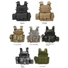 1 pezzo Gilet da allenamento multifunzionale per esterni - Sistema Molle, regolabile, adatto per giochi CS, escursionismo e pesca, materiale in poliestere durevole, adatto per tutte le stagioni. Gilet da allenamento multifunzionale leggero da uomo, gilet tattico per esterni CS, gilet da campeggio per esterni. - Multicolore - Visualizzare 5