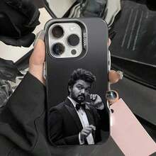 Funda de teléfono Thalapathy V-Vijay India para 17,16,15,14,13,12,11,Pro,Max,Plus, anti-caída, negra mate, parachoques duro - Z3 - Ver 12