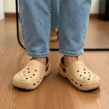 Men's And Women's Plain Babouche Sandals, Lightweight, Soft, Comfortable Adult Flip-Flops, Various Colors, Immediate Shipping, Special Offer, Comfortable Men's Sandals - 米色lz拖鞋 - 查看 5