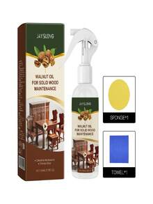 Wood Floor Maintenance Oil Spray - Nourishing And Cleaning Spray To Revive Wood Grain Luster. This Wood Floor Maintenance Oil Spray Is Like A Gentle Spring Rain Nourishing The Floor, Making Dry, Dull Floors Instantly "Disappear" And Regain Their Natural Shine! - 彩色 - 查看 3