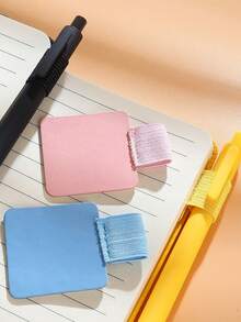 自粘皮革笔夹，创意简约装订笔套，弹性笔插，适用于笔记本、日记本、书写学习用品