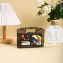 12/24/36/48/60 Colors Acrylic Marker Pen Set, High Coverage Waterproof Quick-Drying, Hand Painting Graffiti Art Supplies, DIY Creation Drawing Pens Gift Box For Art Students