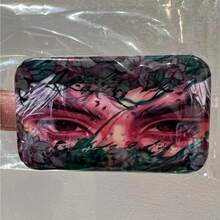 1 pieza Broche rectangular de metal de anime y juego, decoración de alta calidad para el hogar, mochila y ropa - Multicolor - Ver 10