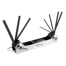 Llaves Torx Tipo Navaja 8 Piezas WF4545 Wolfox | Juego Plegable de Estrellas - Negro - Ver 2