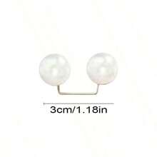 2/6PCS Pearl Multi-Functional Clothing Clips - Jeans Ankle Buckle Chest Anti-Exposure Pin Pants Length Adjuster Anti-Stepping Slipper Buckle | Hot Seller Premium Clothing Accessories - Multicolor - View 7
