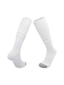 1双青少年过膝运动袜，专业训练及比赛用排球/足球/棒球/曲棍球袜，涤纶针织面料，适合12岁及以上儿童。 - 彩色 - 查看 12