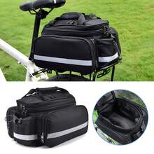 Large Capacity Waterproof Bicycle Rear Rack Bag, Suitable For Mountain Bike Long-Distance Riding, Luggage Carrier Pannier